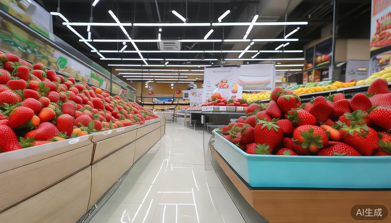 立冬后合肥本地草莓已上市，价格差异大，赏味期下月初始